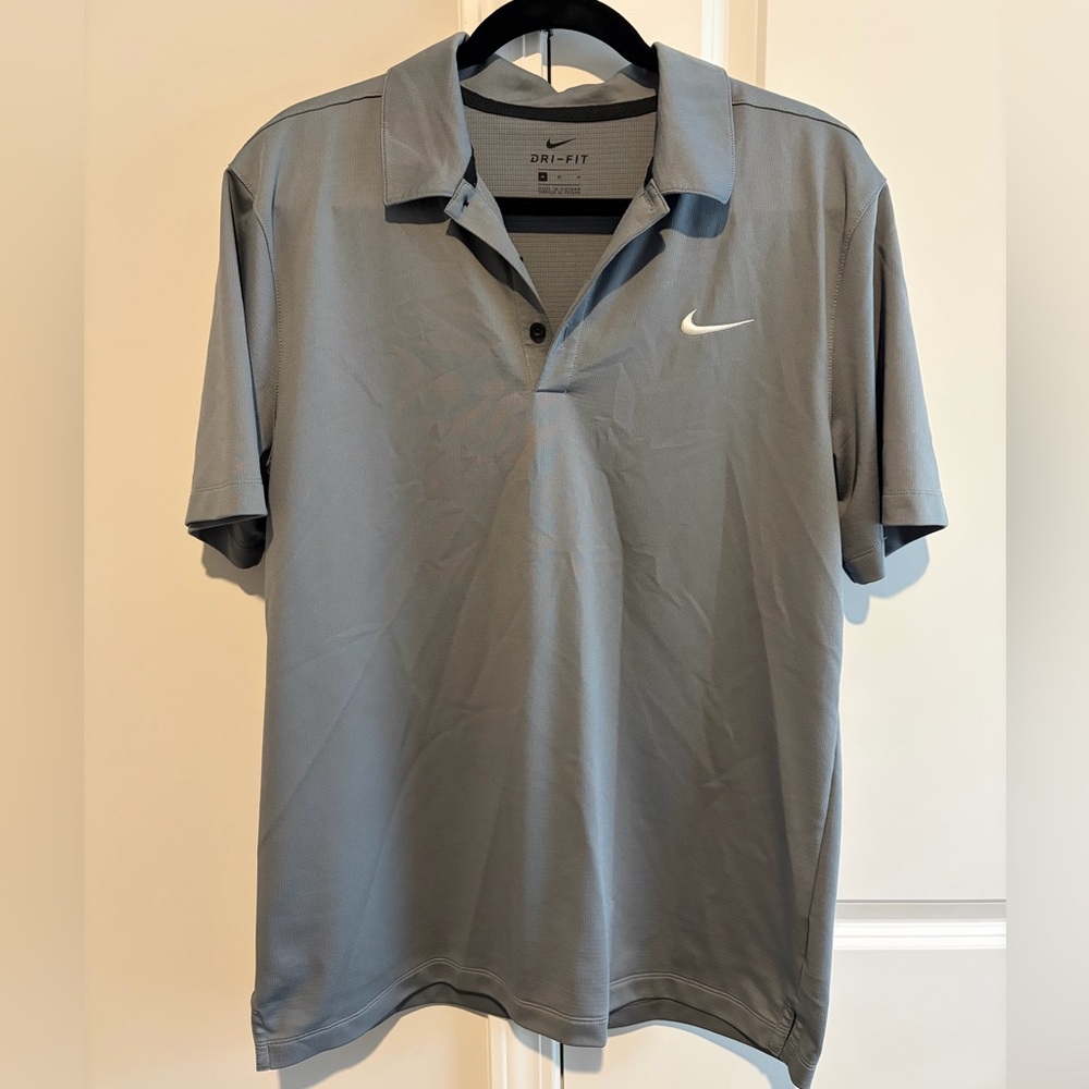 Nike Men's Dri-FIT Polo Shirt in Gray